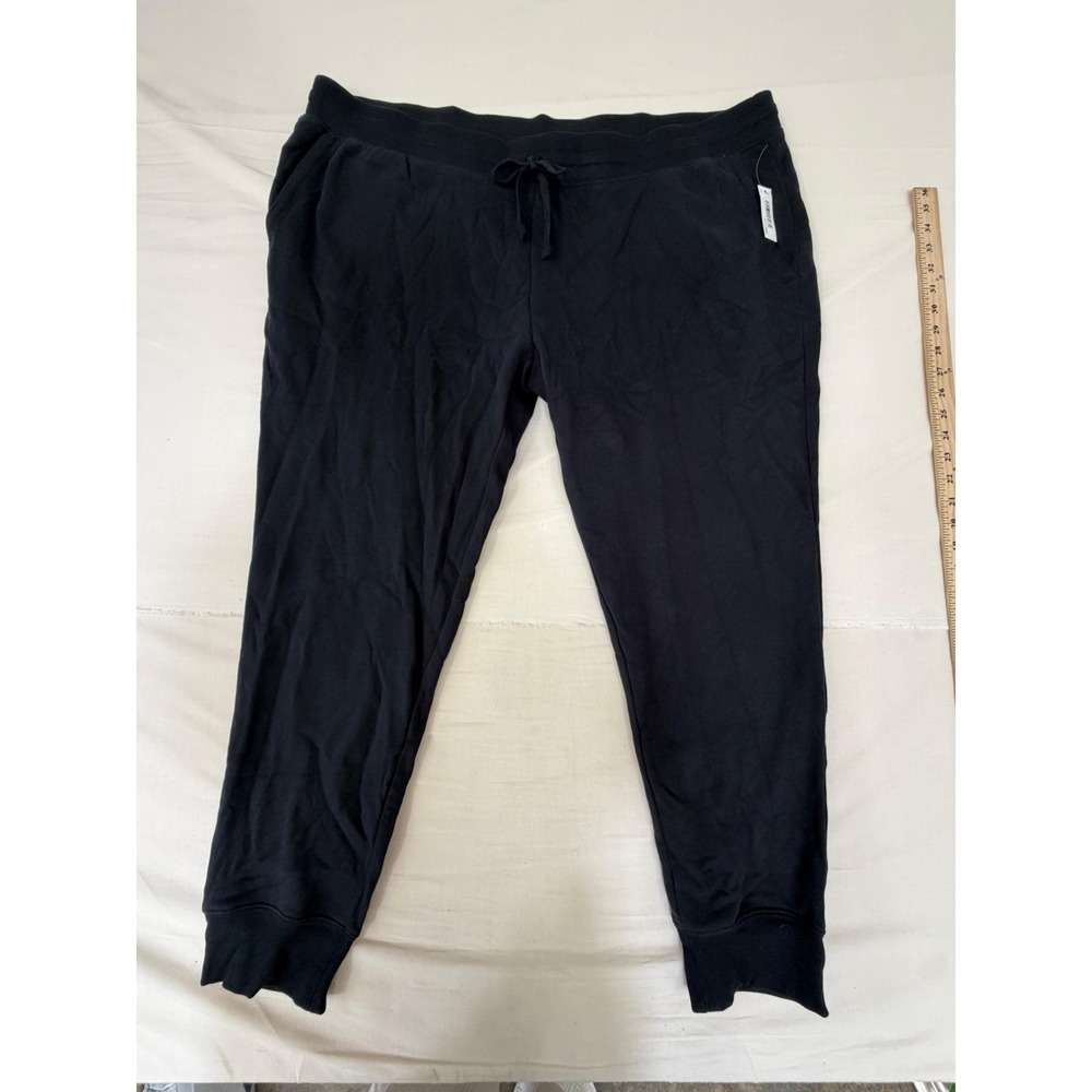 Amazon Essentials Womens Black Fleece Jogger Sweatpants XXL NWT B07BJ8F5VX